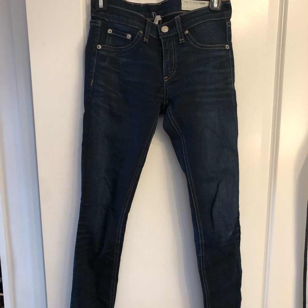 Rag and Bone Darkwash Skinny Jean